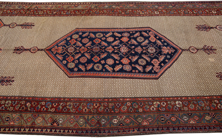 Antique Persian Wool Rug 6 X 13