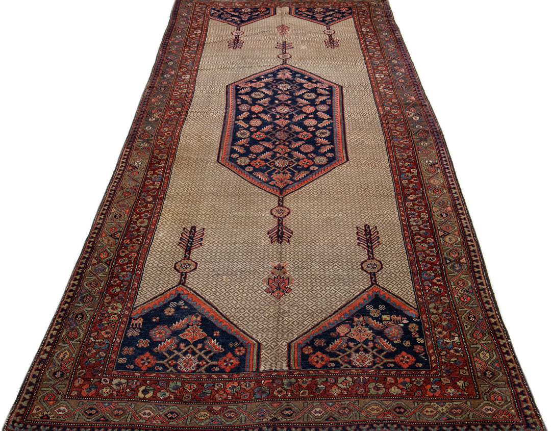 Antique Persian Wool Rug 6 X 13