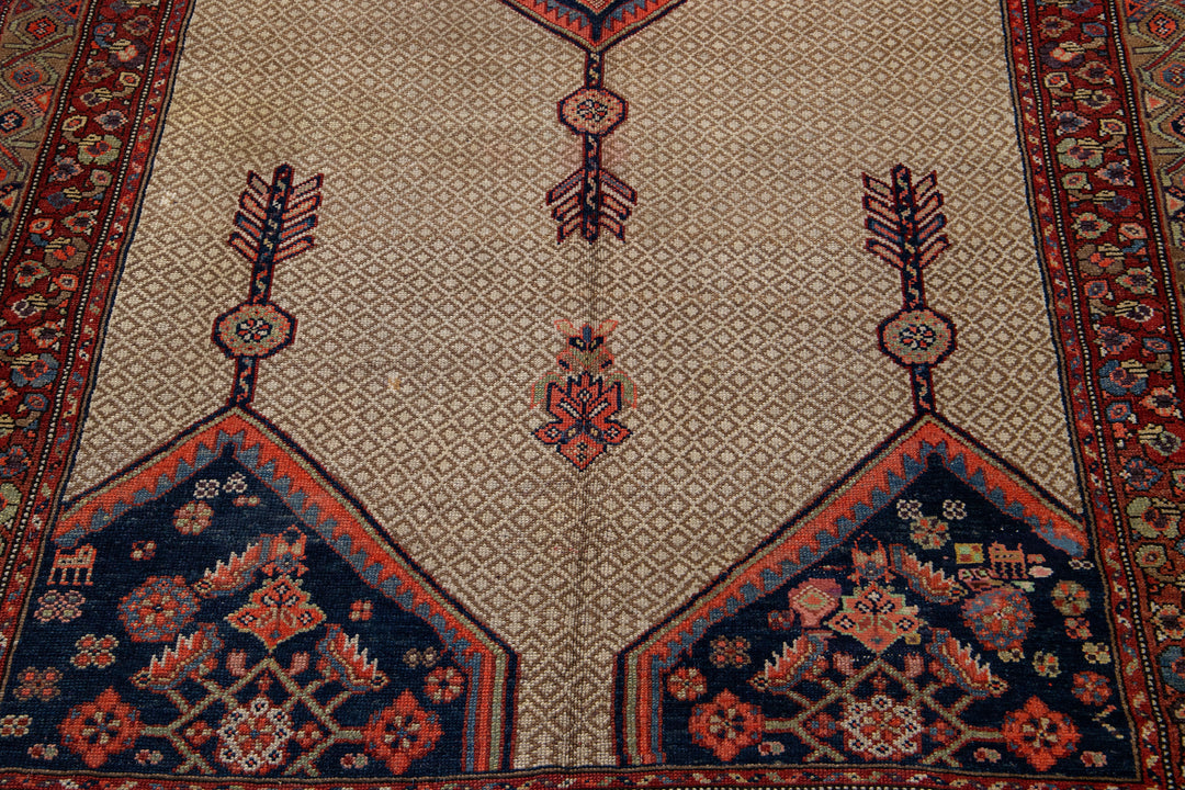 Antique Persian Wool Rug 6 X 13