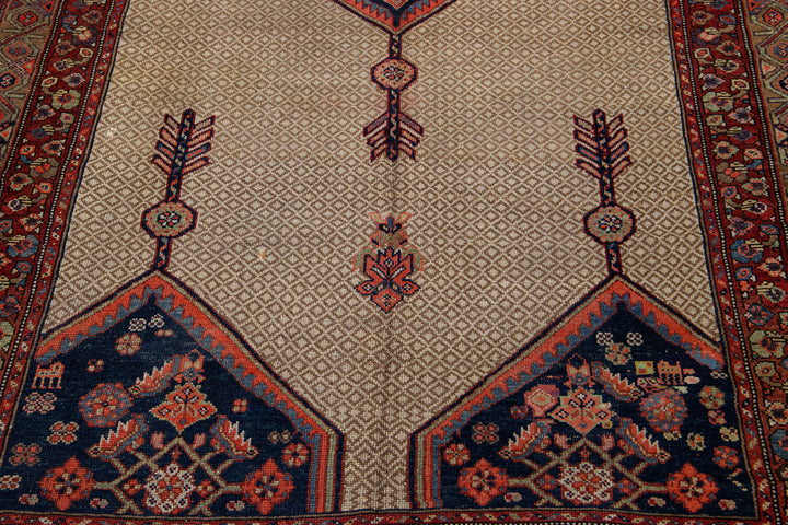 Antique Persian Wool Rug 6 X 13