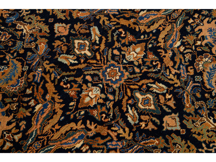 Antique Malayer Wool Rug 13 X 23