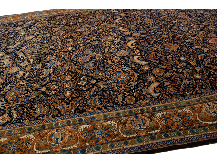 Antique Malayer Wool Rug 13 X 23