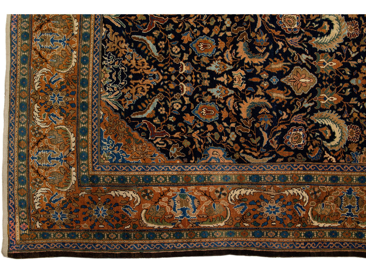 Antique Malayer Wool Rug 13 X 23