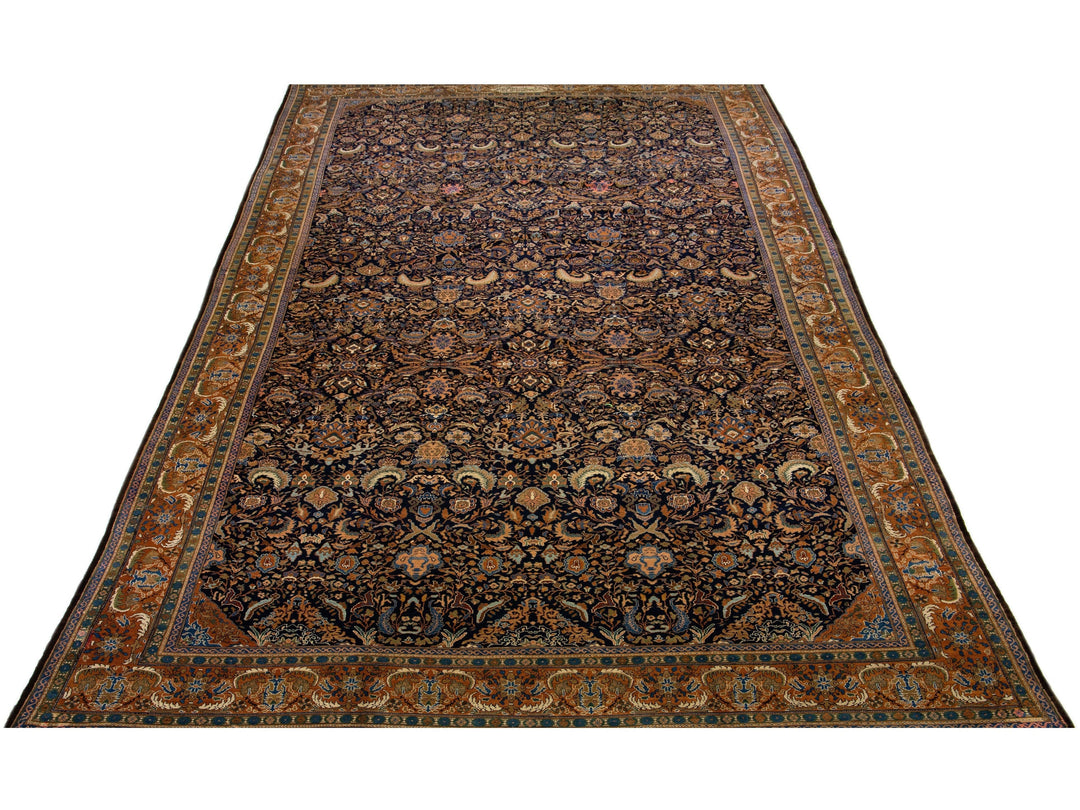 Antique Malayer Wool Rug 13 X 23