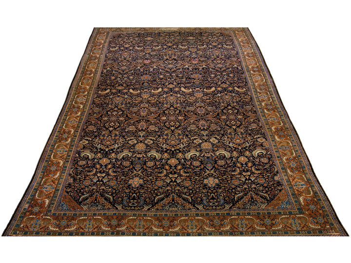 Antique Malayer Wool Rug 13 X 23