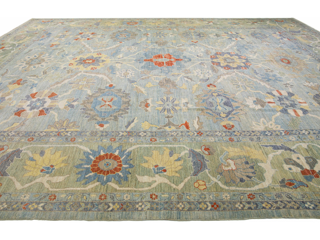 Modern Sultanabad Rug 15 X 19