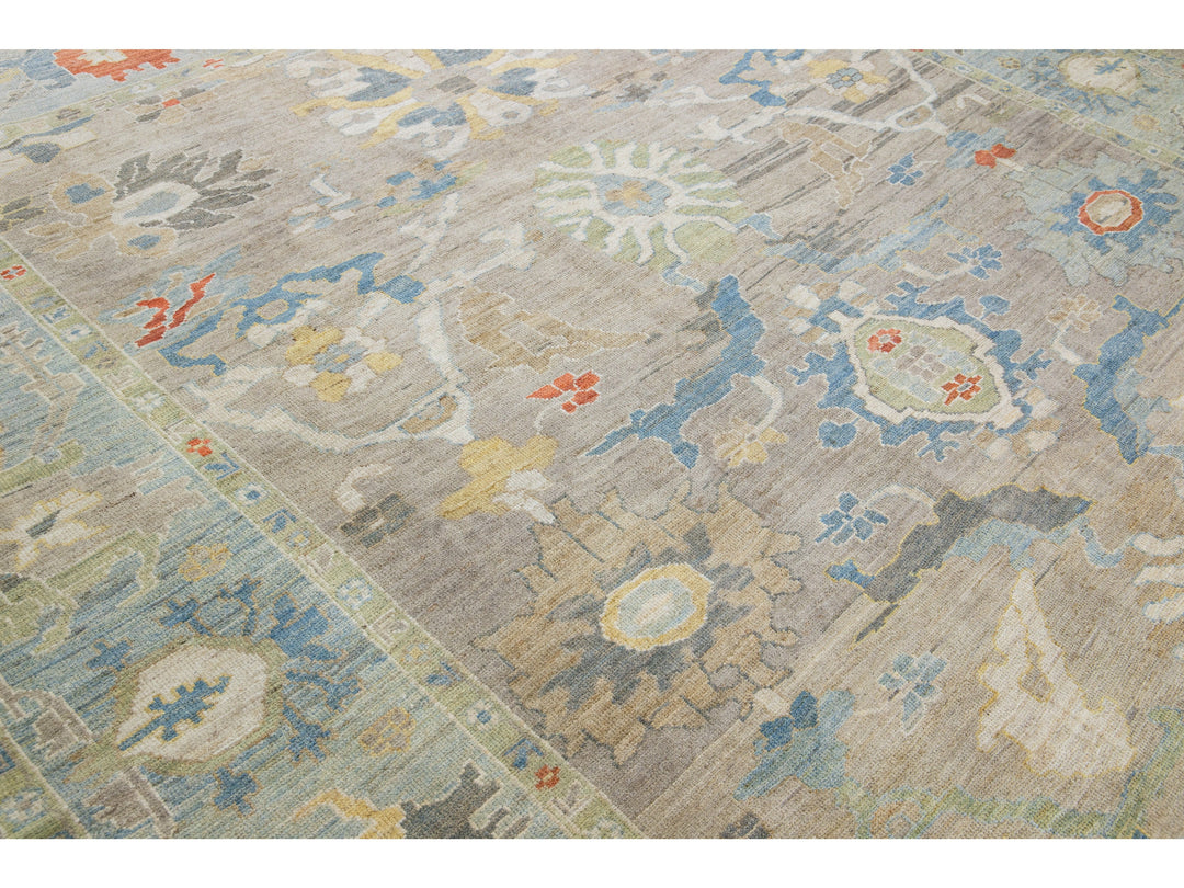 Modern Sultanabad Rug 10 X 11