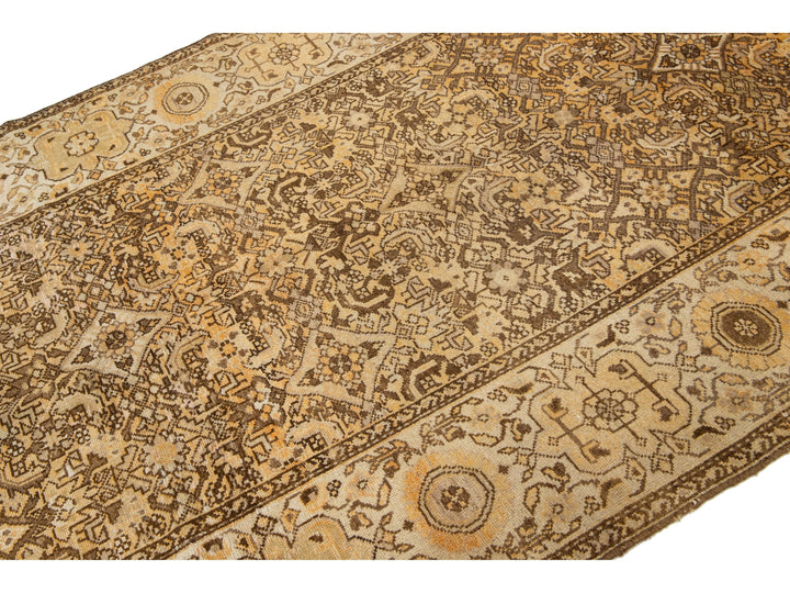 Antique Malayer Wool Runner 5 X 10