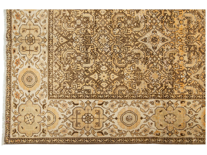 Antique Malayer Wool Runner 5 X 10