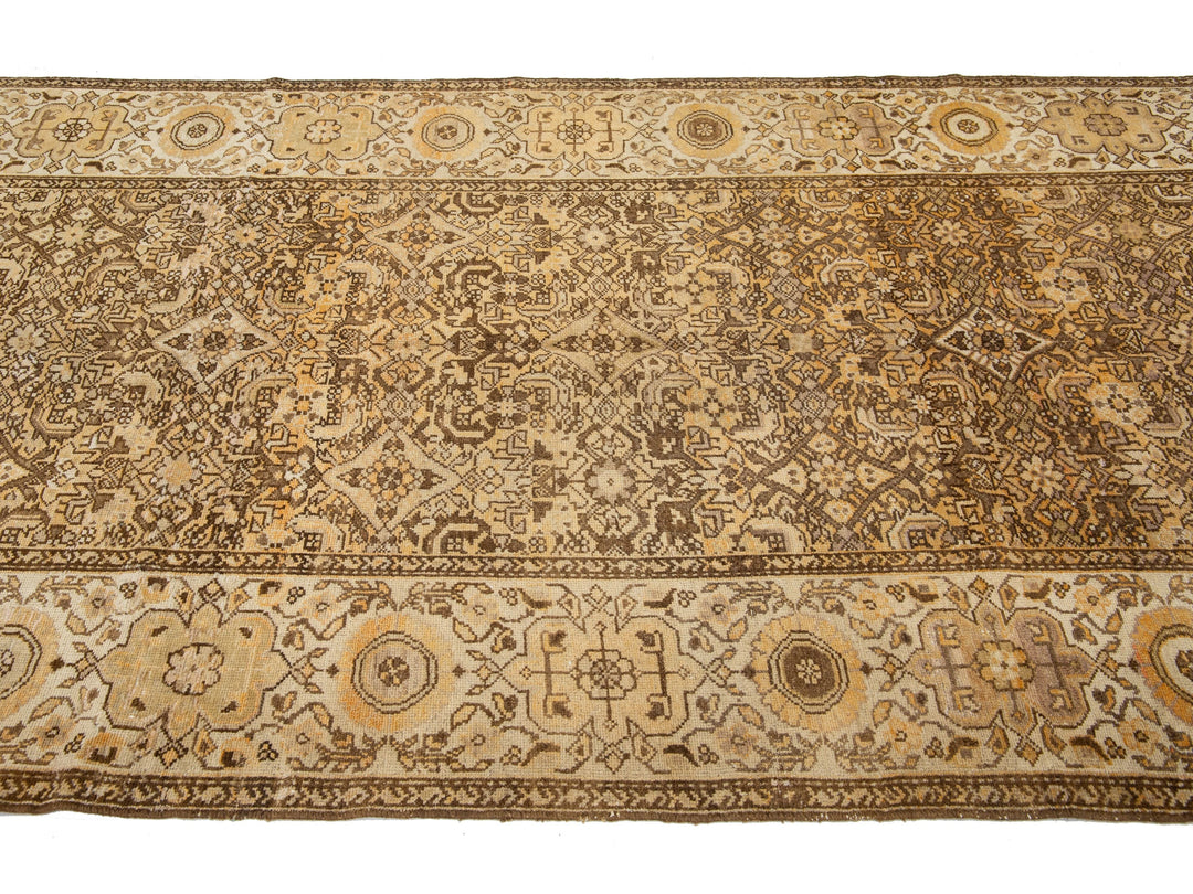 Antique Malayer Wool Runner 5 X 10