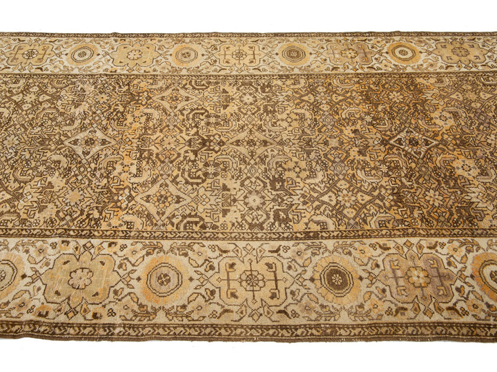 Antique Malayer Wool Runner 5 X 10