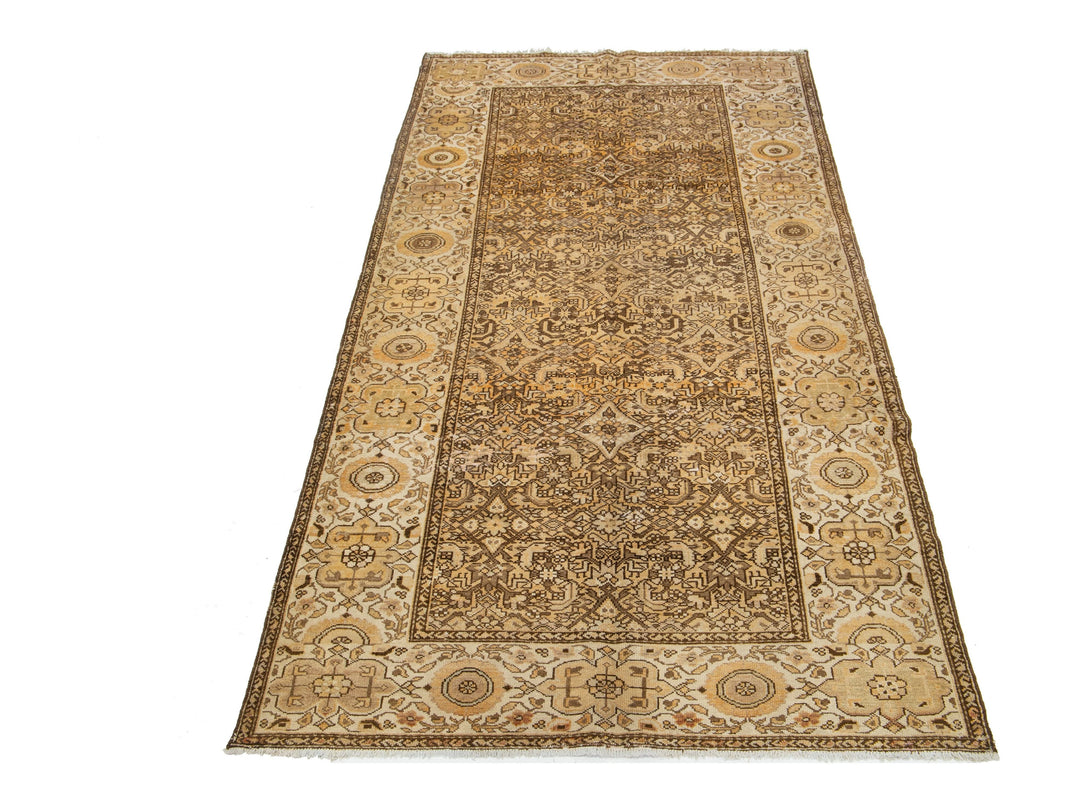 Antique Malayer Wool Runner 5 X 10