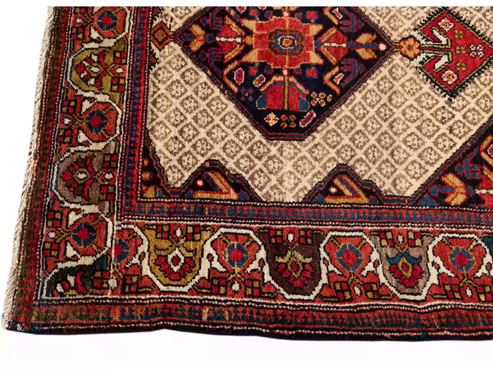 Antique Malayer Wool Runner 4 X 13