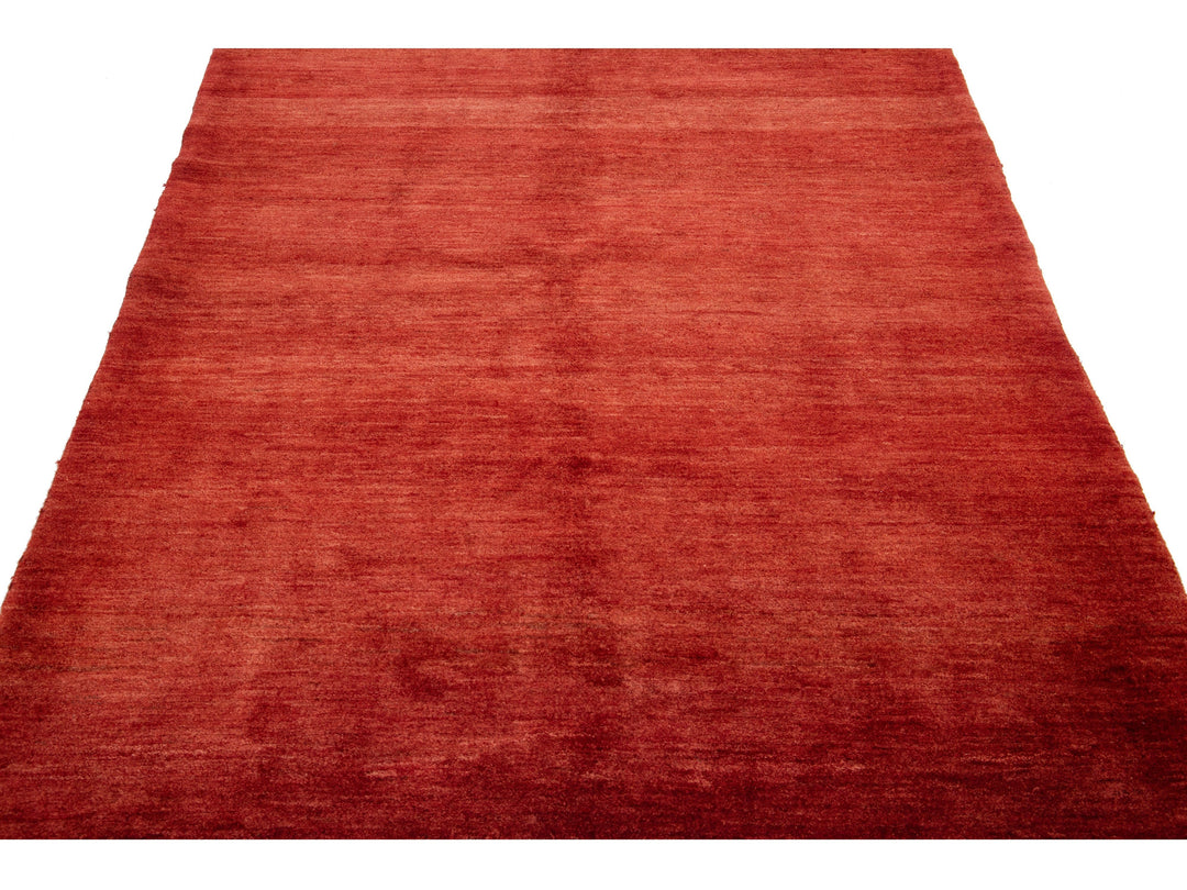 Modern Gabbeh Wool Rug 5 X 6