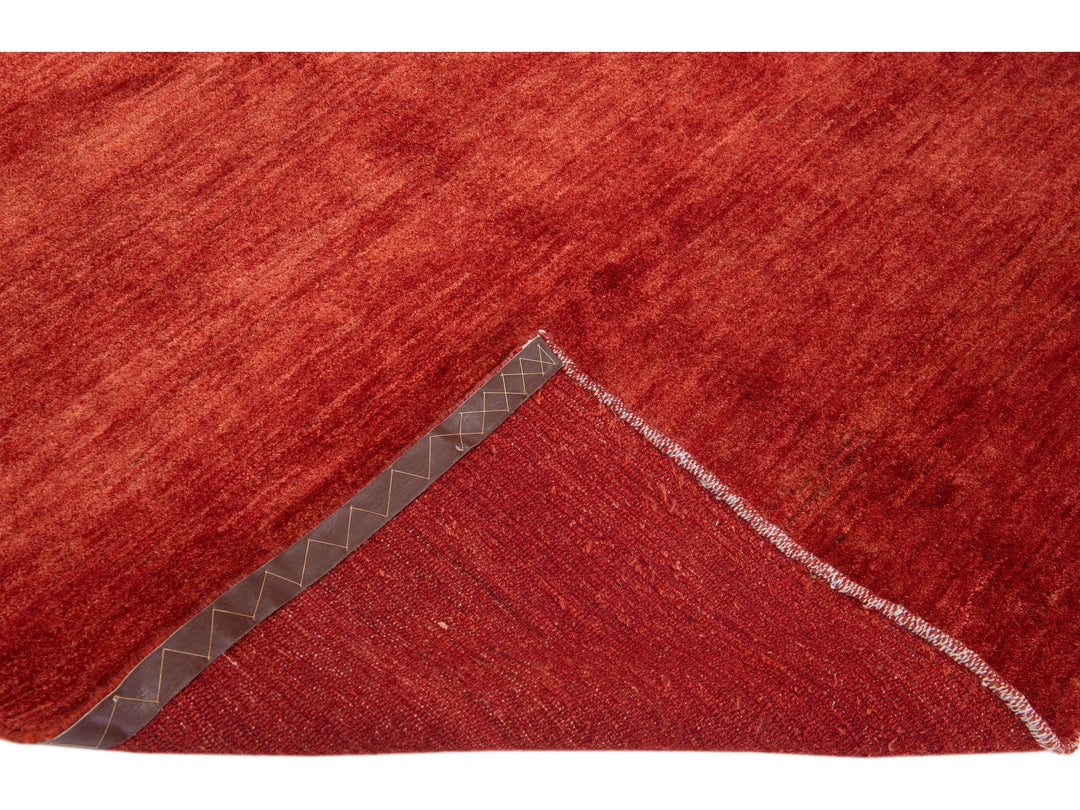 Modern Gabbeh Wool Rug 5 X 6