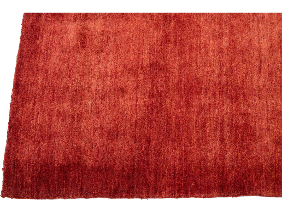 Modern Gabbeh Wool Rug 5 X 6