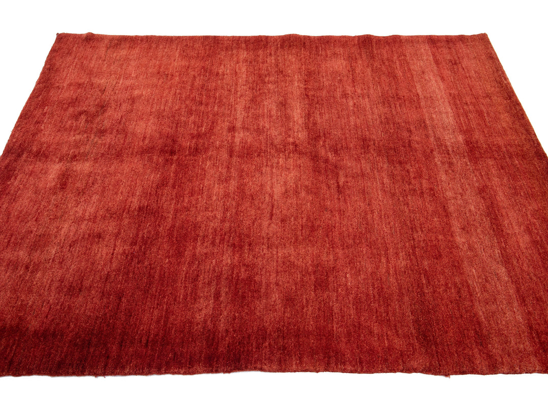 Modern Gabbeh Wool Rug 5 X 6