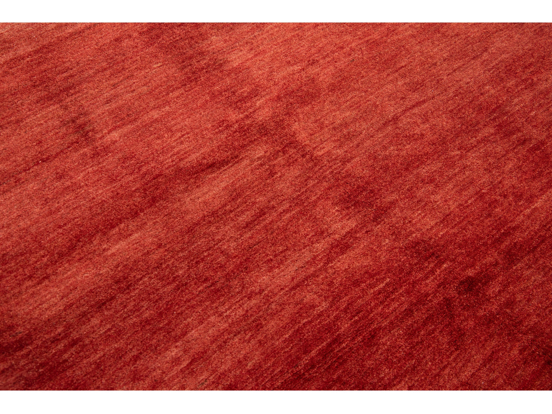 Modern Gabbeh Wool Rug 5 X 6