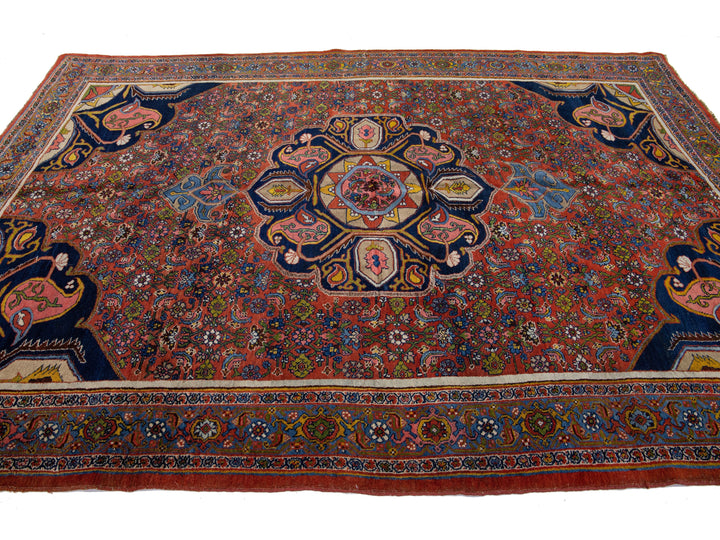 Antique Bidjar Wool Rug 8 X 11