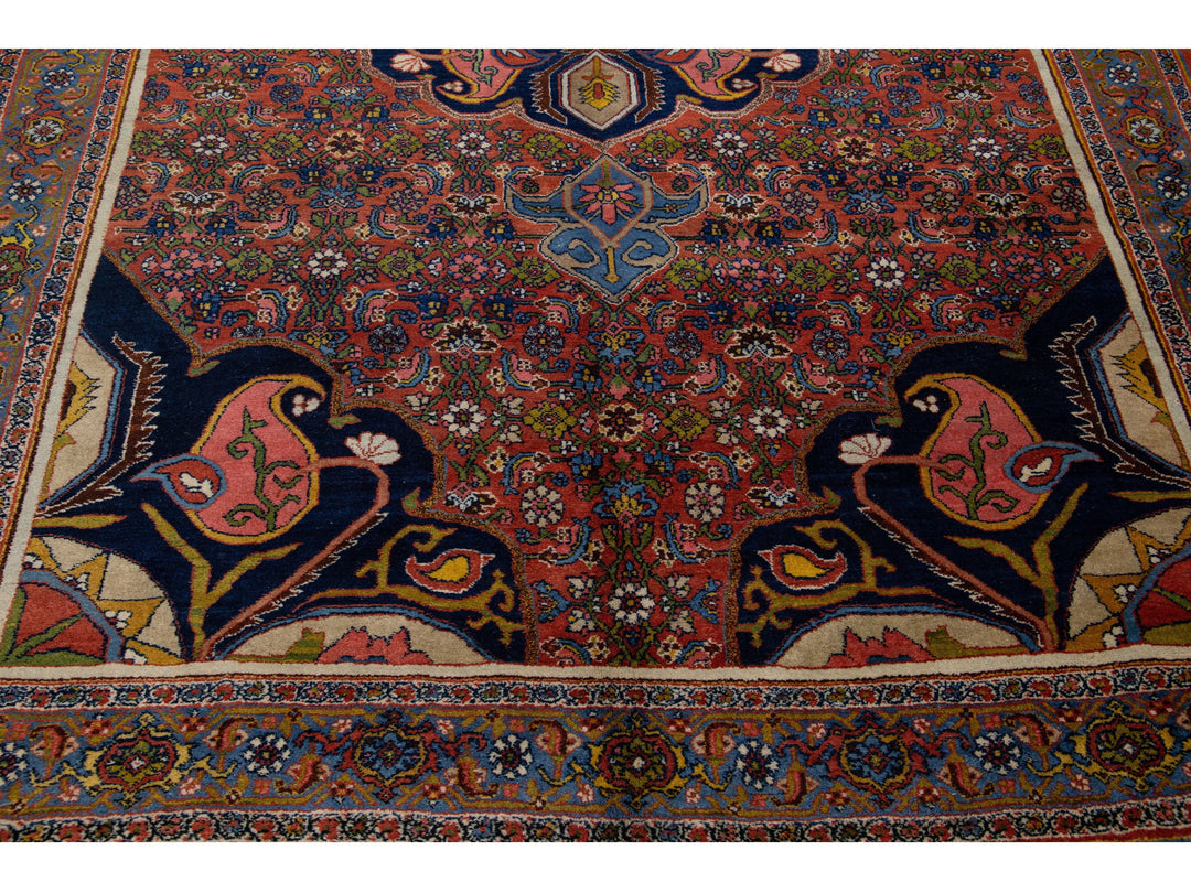Antique Bidjar Wool Rug 8 X 11