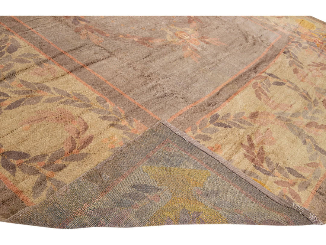 Vintage Donegal Wool Rug 15 X 19