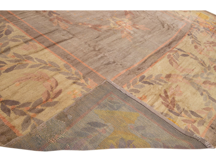 Vintage Donegal Wool Rug 15 X 19