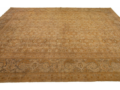 Antique Sultanabad Wool Rug 11 X 14