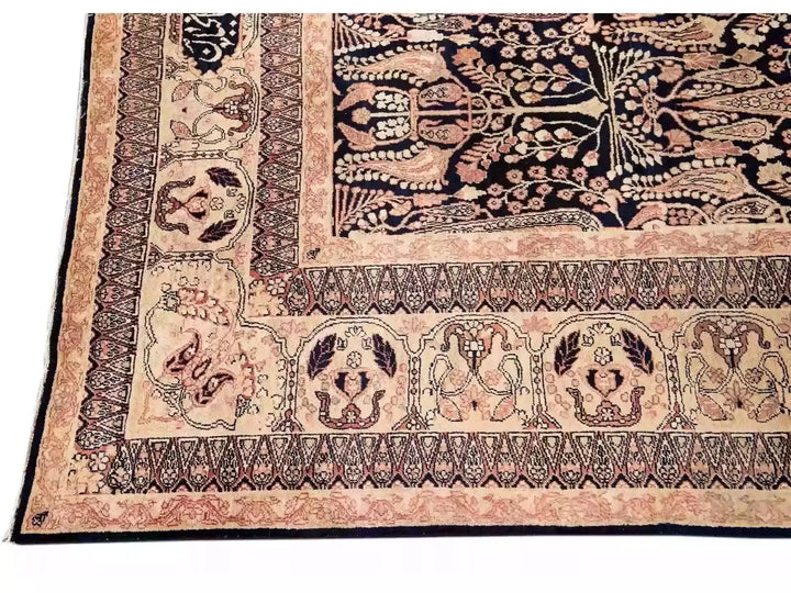 Antique Kerman Wool Rug 6 X 12