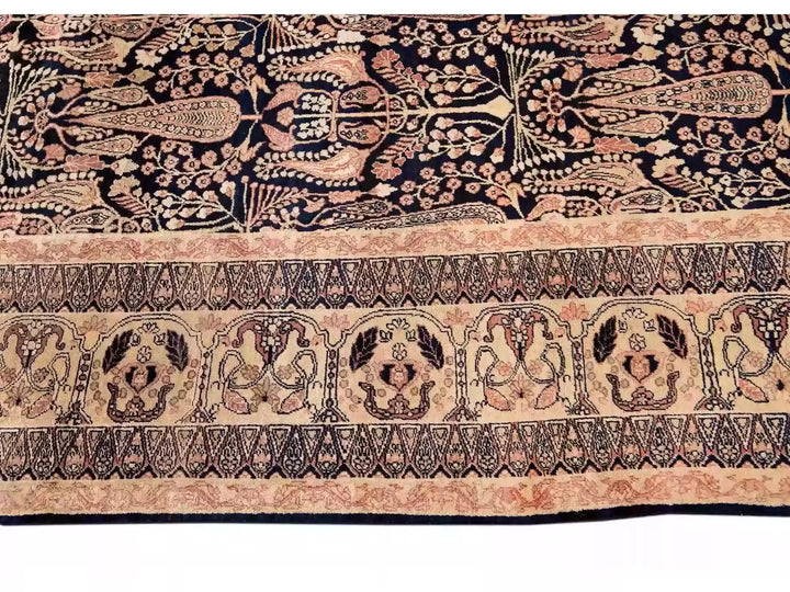 Antique Kerman Wool Rug 6 X 12