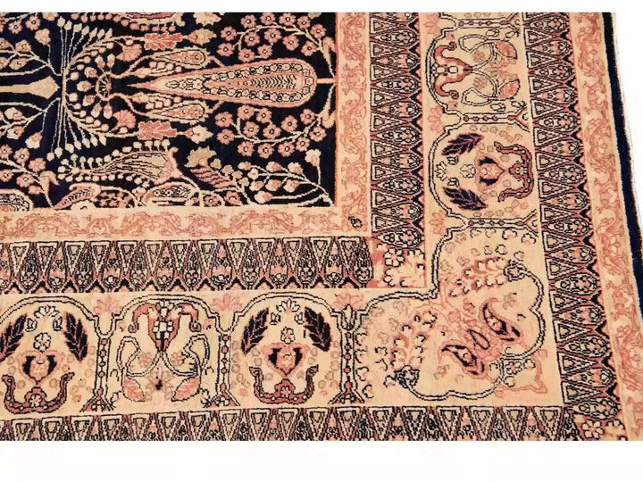 Antique Kerman Wool Rug 6 X 12