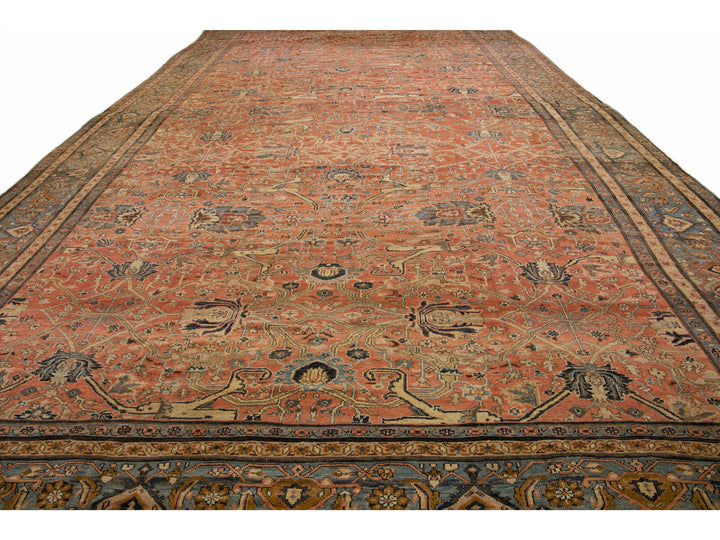 Antique Bakshaish wool Rug 14 X 25