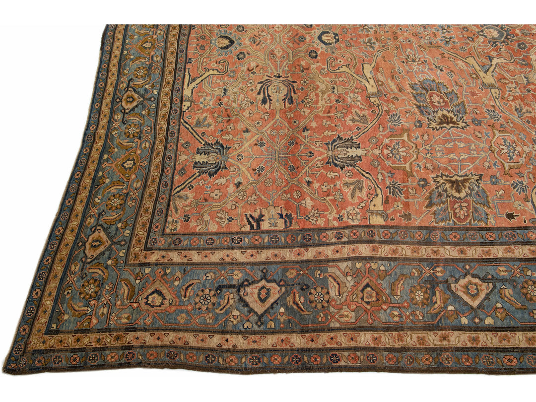 Antique Bakshaish wool Rug 14 X 25