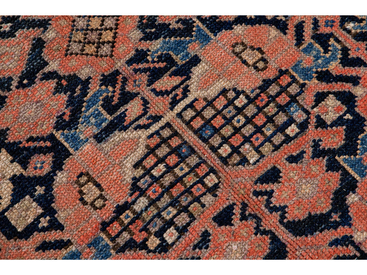 Antique Malayer Wool Runner 5 X 13