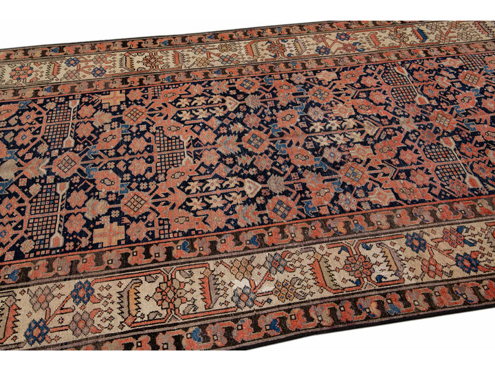 Antique Malayer Wool Runner 5 X 13