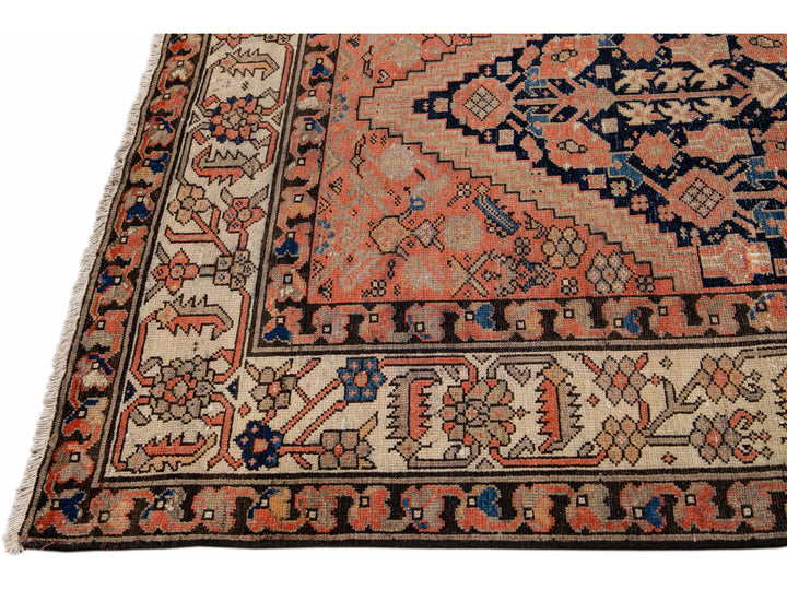 Antique Malayer Wool Runner 5 X 13