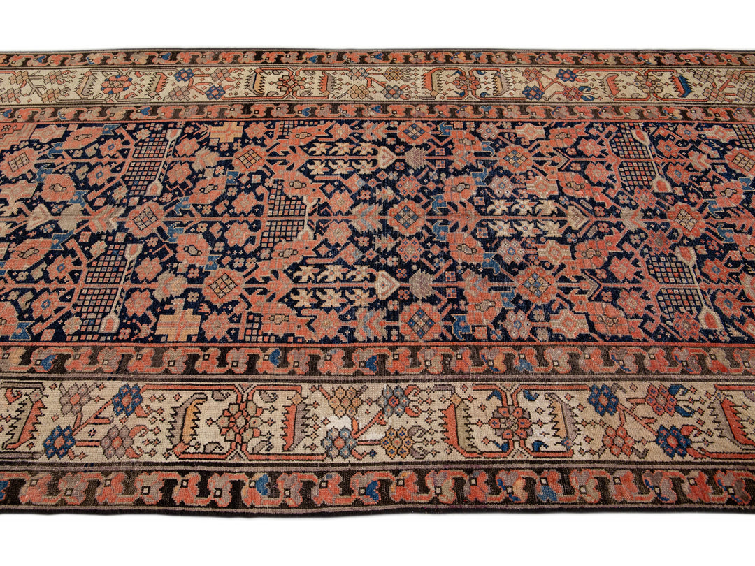 Antique Malayer Wool Runner 5 X 13