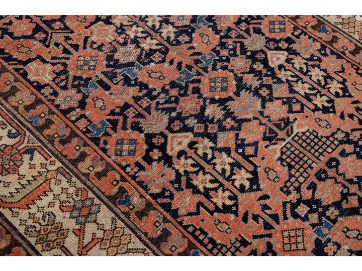 Antique Malayer Wool Runner 5 X 13