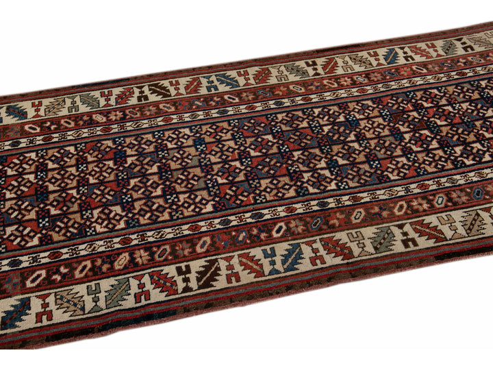 Antique Kurdish Wool Runner 3 X 11