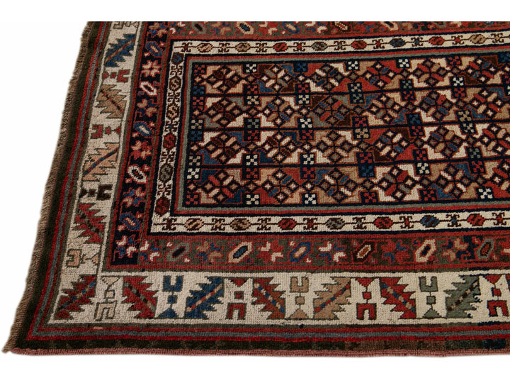 Antique Kurdish Wool Runner 3 X 11
