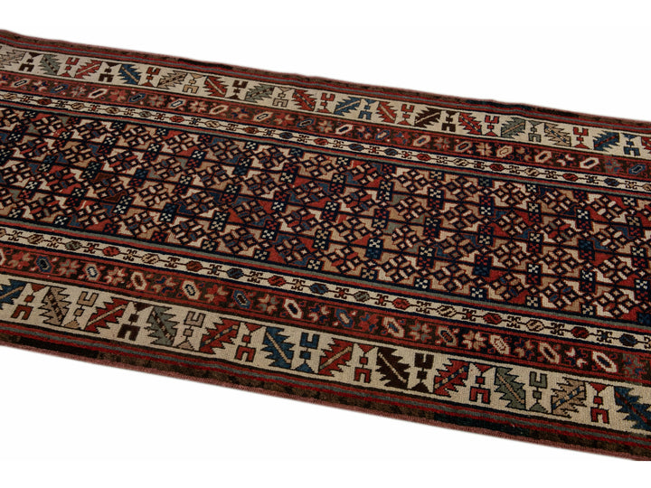 Antique Kurdish Wool Runner 3 X 11