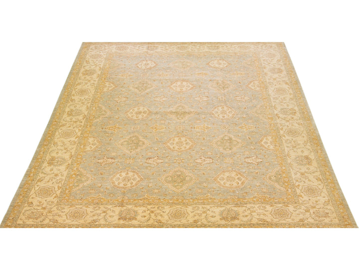 Modern Peshawar Wool Rug 13 X 17