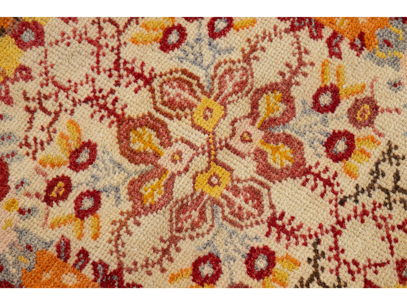 Antique Khotan Wool Rug 3 X 6