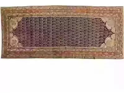 Antique Persian Wool Rug 7 X 16