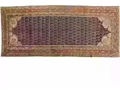 Antique Persian Wool Rug 7 X 16