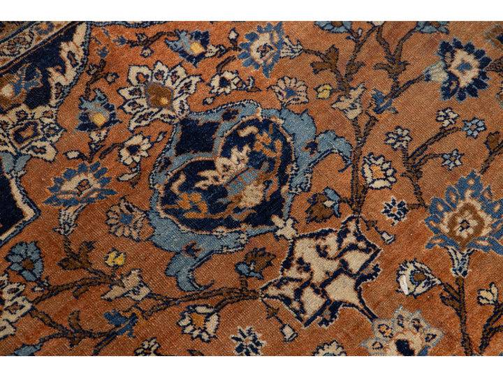 Antique Tabriz Wool Rug 5 X 6