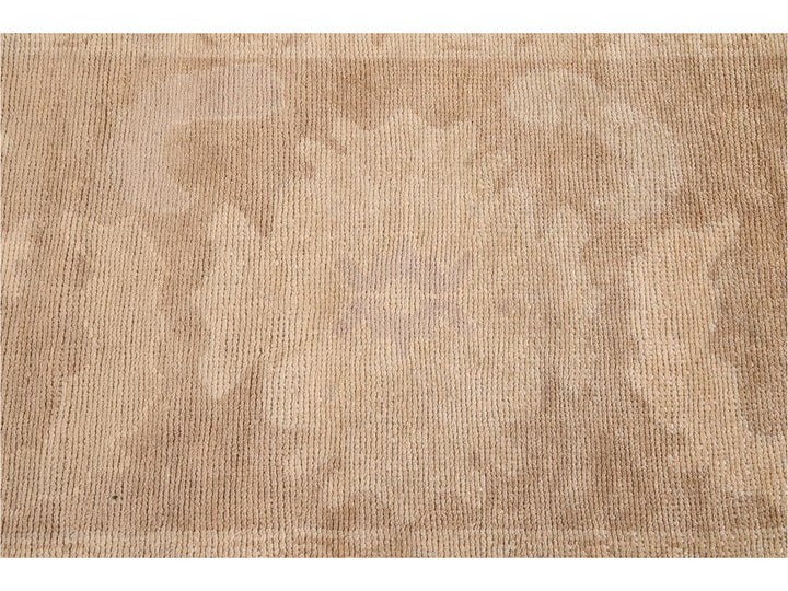 New Modern Oversize Beige Turkish Oushak Rug 12 X 16