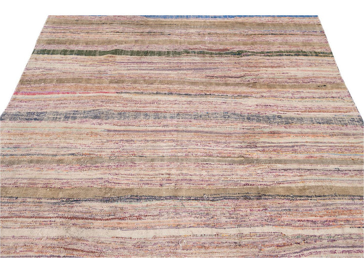 Mid-20th Century Vintage Kilim Wool Rug 6 X 11