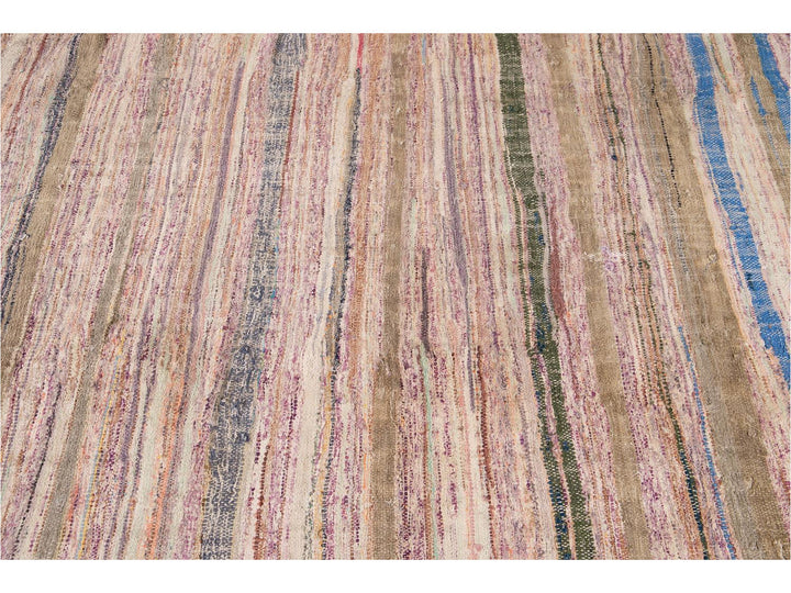 Mid-20th Century Vintage Kilim Wool Rug 6 X 11