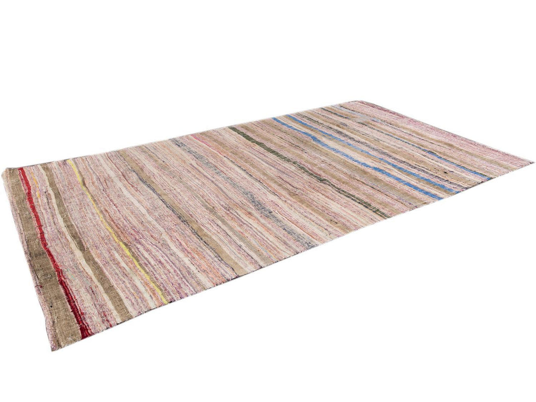 Mid-20th Century Vintage Kilim Wool Rug 6 X 11