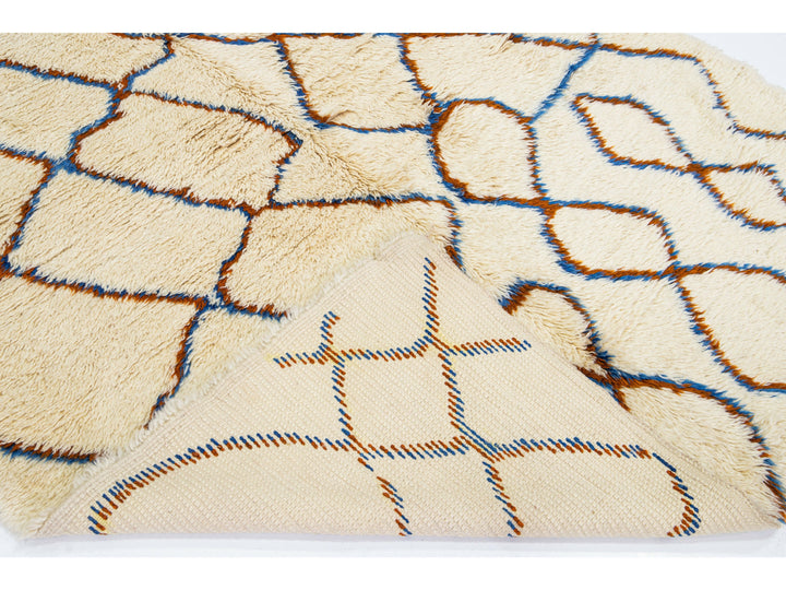 Modern Moroccan Wool Rug 6 X 12